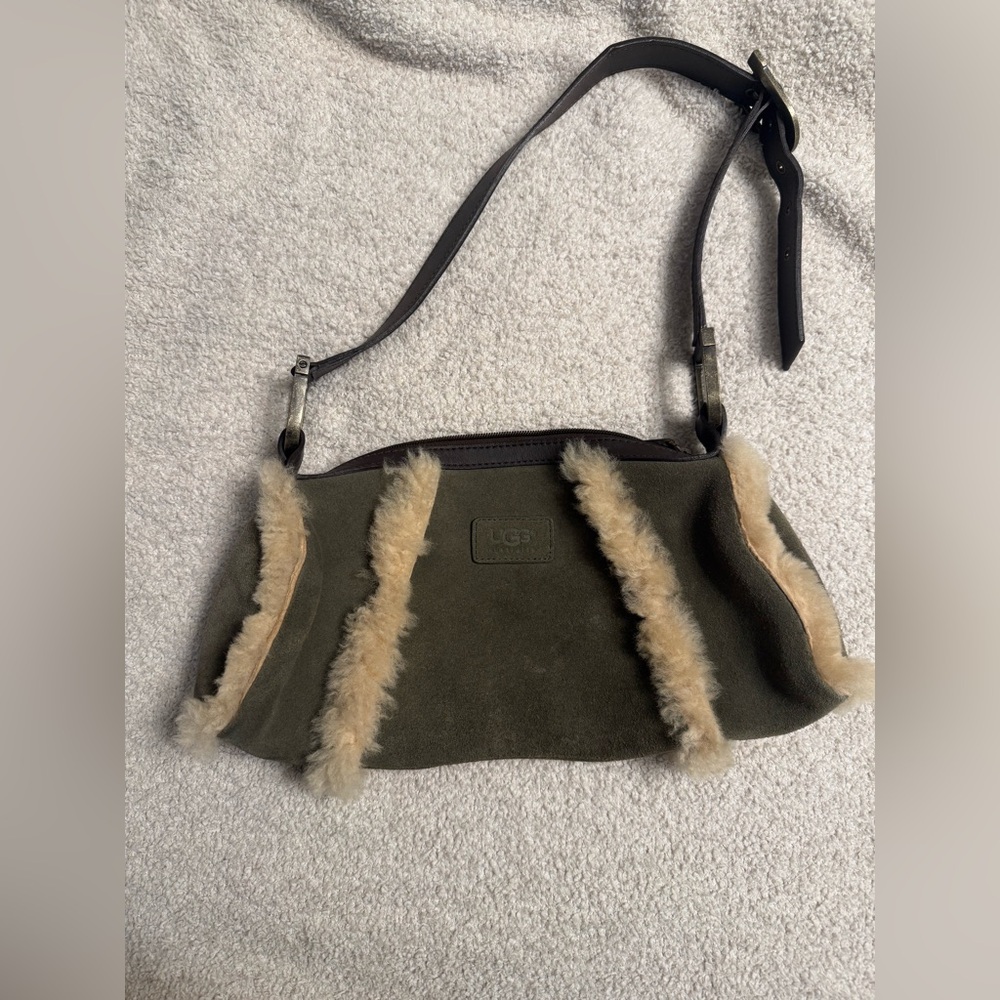 UGG shearling shoulder bag
